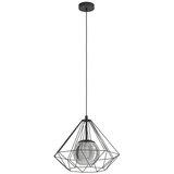 Eglo Viseća lampa VERNHAM E27 44,5 cm crna/dimljena 43481 Cene