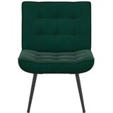  Stolica za opuštanje tamno zelena 64x74x84 cm baršun | shoptok.hr