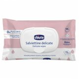 Chicco DELICATE VLAŽNE MARAMICE,72KOM SA POKLOPCEM Cene