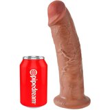 King Cock 10 - veliki dildo (25cm) - tamni prirodni | shoptok.hr