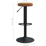  Barski stolčki 2 kosa rjav žamet, (22126069) | Shoptok.si