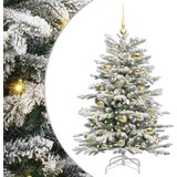 vidaXL Umetno Zložljivo Božično Drevo Bela 120 cm PE in PVC | Shoptok.si