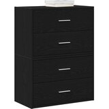  Ormari s 2 ladice 2 kom crni hrast 60x31x40cm konstruirano drvo | shoptok.hr