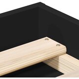  Okvir kreveta crni 150 x 200 cm veliki bračni | shoptok.hr