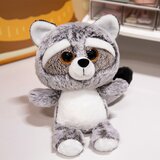 Plišana igračka Rakun s velikim očima 22cm - sivi | shoptok.hr