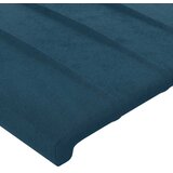  LED uzglavlje tamnoplavo 103x16x118/128 cm baršunasto | shoptok.hr