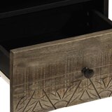  Noćni ormarić svijetlo sivi 40x33x46 cm Puno drvo Mango | shoptok.hr