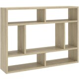 Maison Chic Stenska polica - Viseča Polica sonoma hrast 75x16x55 cm inženirski les, (21793324) Cene