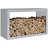vidaXL Stalak za drva za ogrjev 100x40x60 cm od pocinčanog čelika | shoptok.hr