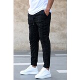 Madmext Checked Black Jogger | Shoptok.si