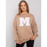 ex moda Sweatshirt-EM-BL-617-1.34X-dark beige | Shoptok.si
