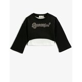 Koton Sweatshirt - Black - Regular fit Cene