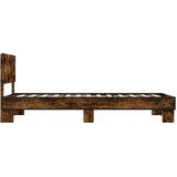 Okvir za krevet boja hrasta 90x200 cm konstruirano drvo i metal | shoptok.hr