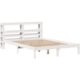 vidaXL Okvir kreveta bez madraca bijeli 140x200 cm od masivne borovine Cijene