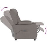  Električni naslanjač taupe blago | Shoptok.si