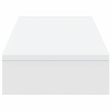 Stalak za monitor bijeli 100 x 27 x 10 cm od konstruiranog drva | shoptok.hr