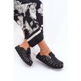 Big Star Leather Clogs Ladies On Platform | ePonuda.com