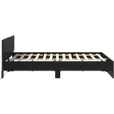  Krevetna konstrukcija Crni hrast 135 x 190 cm Konstruirano drvo | shoptok.hr