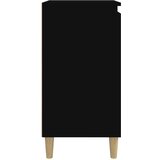  Nočna omarica 2 kosa črna 40x35x70 cm inženirski les | Shoptok.si
