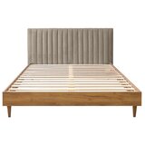 Bobochic Paris Bež/u prirodnoj boji bračni krevet s podnicom 180x200 cm Oceane – Cijene