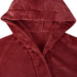  Kupaći kaput s kapuljačom Bordeaux Crvena xxxl Flanel | Eponuda.com