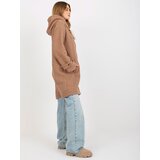 RELEVANCE Coat RV-PL-8449.98P-light brown | Shoptok.si