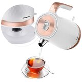 Berdsen BD-705 električno kuhalo za vodo 1,7 L 2200 W – kovinsko, 360° baza, bela-bakrena | Shoptok.si