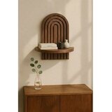 Hanah home Dekorativna zidna polica Artmtkwll1 Wenge | Eponuda.com