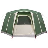 Šator za 6 osoba s krovom s pohranom Zelena 425 x 396 x 222 cm | shoptok.hr