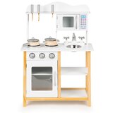 ECO TOYS drvena kuhinja za djecu - bijela + dodaci Slike