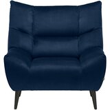 XORA FOTELJ, temno modra tekstil | Shoptok.si