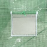  Staklenik s čeličnim okvirom zeleni 12 m² 6 x 2 x 2 m | shoptok.hr