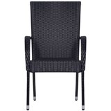  Jedilna garnitura 7-delna črna | Shoptok.si