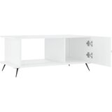  Stolić za kavu bijeli 90 x 50 x 40 cm od konstruiranog drva | shoptok.hr