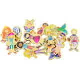  Set drvenih magneta s veselim motivima raznih likova - 20 elemenata | Shoptok.si