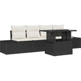 vidaXL set vrtne sofe od 5 dijelova s jastuком crni poli ratan | shoptok.hr
