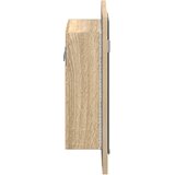  LED kupaonski ormarić s ogledalom boja hrasta 40x12x45 akrilni | shoptok.hr