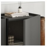 Hanah home polica za tv lowen anthracite black | Eponuda.com