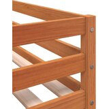  Krevet na kat sa zavjesama ružičasti 75 x 190 cm od borovine | shoptok.hr