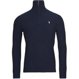 Polo Ralph Lauren PULL 1/2 ZIP EN LAINE MELANGE Tamno plava Cijene