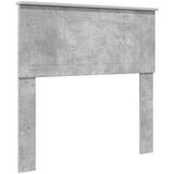  Okvir za krevet s uzglavljem Betonska siva 90 x 190 cm | shoptok.hr