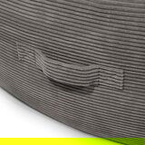 SLOWDOWN Modra vreča za sedenje iz rebrastega žameta Roll 190 – | Shoptok.si