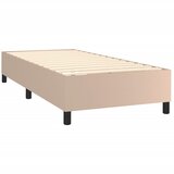  s oprugama i madrac cappuccino 100x200cm od umjetne kože | shoptok.hr