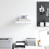  Plutajuća zidna polica bijela 40 x 23 x 3,8 cm MDF | shoptok.hr