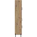  Highboard Umjetnički hrast 69,5 x 34 x 180 cm Konstruirano drvo Slike