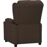 Stol s funkcijo vstajanja temno rjavo blago, (20934899) | Shoptok.si