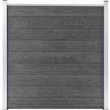 vidaXL vrtna ograda WPC 180 x 186 cm siva Cijene