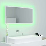 vidaXL led kopalniško ogledalo belo 90x8,5x37 cm akril, (20622234) | Shoptok.si