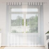 Voile zavjesa 2 kom. Tamno siva 260 x 140 cm Poliester Cijene