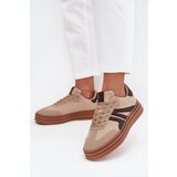 Boto Velvet Women's Sneakers On Platform Beige Corynelle Cijene